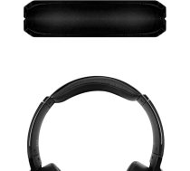 Geekria austiņu galvas stīpa, kas paredzēta Sony MDR-XB950BT MDR-XB950N1 MDR-XB950B1 MDR-XB950B1 MDR-XB950AP MDR-XB950/H austiņu rezerves galvas stīpa (melna)