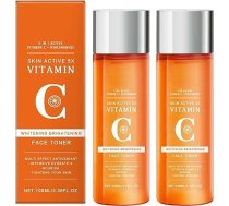 5 x C vitamīna toniks, C vitamīna toniks sejai, mitrinošs sejas toniks un pretnovecošanās serums mirdzošai un gludākai ādai, piemērots visiem ādas tipiem (2)