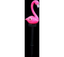 jojofuny 2 Stück Solar Gartenleuchten Flamingo aus Harz und Kunststoff mit Lichtsteuerung Umweltfreundliche LED Außenbeleleuchtung zur Hof und Gartendekoration