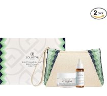 Collistar dāvanu komplekts sievietēm, hialuronskābe sejai, Aquagel krēmveida želeja + keramīds 50 ml un poliglutamīnskābes serums 30 ml, intensīvs mitrums, liftinga efekts, jutīgai ādai.