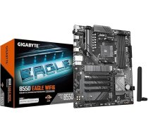 GIGABYTE B550 Eagle WIFI6 pamatplate - AMD Ryzen 5000 G-sērijas procesori, 10+3+1 fāzes VRM, līdz 3200MHz DDR4, 1xPCIe 4.0 + 1xPCIe 3.0 M.2, 1GbE LAN, WiFi 6, USB 3.2 Gen 2