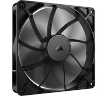 CORSAIR RS140 140mm PWM ventilators - Daisy Chain savienojums - zems trokšņa līmenis - magnētiskais kupola gultnis - vienvietīgs - melns