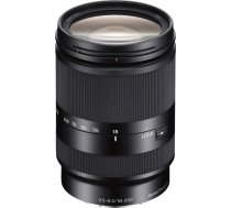 Sony SEL18200LE ar E stiprinājumu - APS-C 18-200 mm F3.5-6.3 telefoto tālummaiņas objektīvs, melns