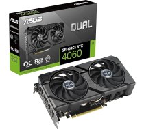 ASUS Dual GeForce RTX 4060 EVO OC Edition 8GB GDDR6 (PCIe 4.0, 8GB GDDR6, DLSS 3, HDMI 2.1a, DisplayPort 1.4a, Axial Tech Fan Design, 0dB, Dual BIOS, Auto-Extreme Technology)