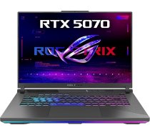 ASUS ROG Strix G16 G614PP spēļu klēpjdators | 16 collu WUXGA 16:9 165 Hz IPS displejs | AMD Ryzen 9 8940HX | 32 GB RAM | 1 TB SSD | NVIDIA RTX 5070 | Win11 Home | QWERTZ | Eclipse Grey | 3 mēnešu GamePass