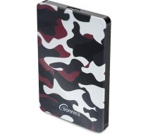 Sonnics 500GB Red Camo ārējais pārnēsājamais cietais disks USB 3.0 īpaši ātrs datu pārsūtīšanas ātrums lietošanai ar Windows PC, Mac, Xbox One un PS4 Fat32