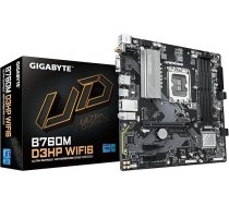 GIGABYTE B760M D3HP WIFI6 pamatplate - atbalsta 14. paaudzes Intel Core procesorus, digitālais 4+1+1+1 fāzes VRM, līdz 5600 MHz DDR5, 2X PCIe 4.0 M.2, Wi-Fi 6, GbE LAN, USB 3.2 Gen 1