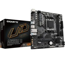GIGABYTE A620M H pamatplate - atbalsta AMD Ryzen 8000 procesorus, 5+2+2+2 fāžu digitālais VRM, līdz 7200 MHz DDR5 (OC), 1xPCIe 4.0 M.2, GbE LAN, USB 3.2 Gen 1