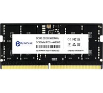 DDR5 RAM 32GB 5600MHz PC5-44800 CL46 1.1V SODIMM 262-pin portatīvo/piezīmjdatoru atmiņas modulis