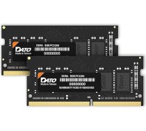 DATO 16GB RAM (8GB x 2), DDR4 3200MHz PC4-25600 CL22 SODIMM 1.2V 260-Pin Non-ECC SODIMM, portatīvo datoru atmiņas modulis