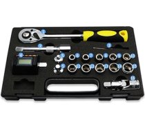 Digitālā griezes momenta atslēga Digitālais griezes momenta mērītājs Mini griezes momenta adapteris 1/2 collas ar fona apgaismojumu Ratchet atslēgu komplekts Auto velosipēdu remonta rokas instrumenti Profesionāls Cal