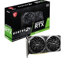 MSI GeForce RTX 3050 Ventus 2X 8G OC spēļu grafiskā karte - NVIDIA RTX 3050, 8 GB DDR6 atmiņas