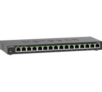 NETGEAR 16 portu gigabitu Ethernet nepārvaldāms komutators (GS316): Galda vai sienas stiprinājums, klusa darbība