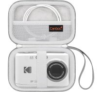 Canboc somiņa, saderīga ar Kodak PIXPRO FZ55/FZ45/FZ43/FZ53 16MP digitālo kameru, videoreportāžas kameras somiņa, tīklveida somiņa ar kabeli, pelēka (tikai somiņa)