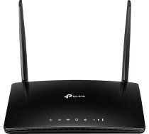 TP-Link TL-MR6500v 4G LTE WiFi maršrutētājs ar tālruņa funkciju, 4G līdz 150Mbps, N300 WiFi līdz 300Mbps, Volte/VoIP, SIM kartes slots, 2 × noņemamas LTE antenas, atbalsta līdz 32 ierīcēm
