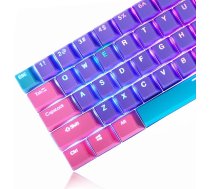 Apgaismotas taustiņu vāciņi, 60 procenti GK61 RK61 Anne Pro tastatūrai, 104 PBT pilna izmēra taustiņu vāciņu komplekts Ducky One 2 Mini 60% mehāniskai spēļu tastatūrai Gateron Kailh MX