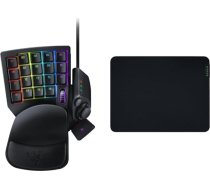 Razer Tartarus V2 - spēļu tastatūra un Gigantus V2 Medium - mīksts spēļu peles spilventiņš ātram spēlēšanas stilam un optimālai kontrolei