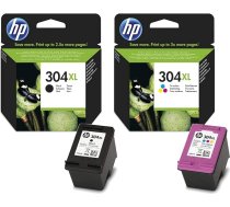 HP 304XL komplekts melns un krāsains XL N9K07AE N9K08AE HP Deskjet 3720 3730
