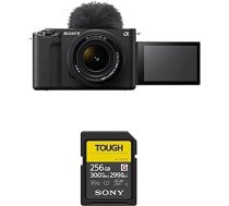 Sony ZV-E1 Pilna kadra kamera ar 28-60 mm maināmu objektīvu (kompakta un viegla, 4K60p, 12,2 megapikseļi, 5 asis un digitālā stabilizācija) + SFG256T