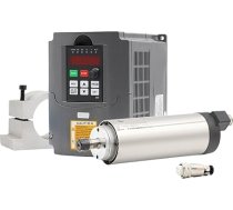 110 V/220 V, 800 W, vieglāks ER11-spindelmotors, 4 Lager, 0,01 Genauigkeit & 1,5 kW HY VFD-Wechselrichter & 65 mm Aluminiumhalterung(220v)