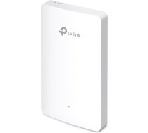 TP-Link EAP615-Wall AX1800 divjoslu Wi-Fi 6 piekļuves punkts, 4 gigabitu porti, 802.3af/at PoE, viens ports atbalsta PoE Out (maks. 13 W), Omada SDN