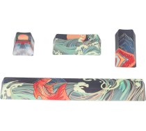 ASHATA Custom Gaming Keycap - Heat Sublimation Bright Colour Koi Keycap Gaming Keycap Universal for Mechanical Keyboard for Space Bar, ESC Key, Enter Button, Numpad Enter
