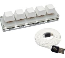 LICHIFIT 5 taustiņu spēļu tastatūras programmēšanas makro tastatūra ar datu kabeli Mehāniskā tastatūra SayoDevice ierīcēm