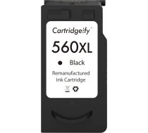 560XL printeru kasetnes, kas saderīgas ar Canon PG-560 XL kasetnēm (1 x melna), priekš TS5350 TS7450 TS7451 TS5351 TS5351 TS5352 TS5353