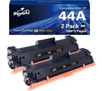 44A tonera kasetne (Co-Chip), kas ir saderīga ar HP 44A CF244A melnā krāsā toneru Laserjet Pro M15a M15w M15 M15 M16 MFP M28a M28w M28 M28 M29 printeriem (standarta, 2 gab.)
