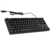 Bewinner mehāniskā spēļu tastatūra, 87 taustiņi, kompakta datora tastatūra, ergonomiska vadu USB spēļu tastatūra, aizmugurgaismota tastatūra galddatora portatīvajam datoram