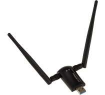 KALEA-INFORMATIQUE USB 3.0 WiFi 1200AC Dual Band 2,4 GHz un 5,8 GHz Stick. IEEE802.11 a b g n a c saderīgs, komplektā ir divas 5 dBi antenas.