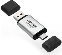Gigastone Duo Lite USB-A + USB-C 256GB ārējais SSD 500MB/s Atbalsta Apple 4K 60 kadru/s ProRes HDR video ierakstīšanu USB 3.2 Gen 2 iPhone 16 PS5 PS4 Xbox MacBook iPad portatīvais dators Android
