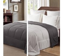 Exclusivo Mezcla Duvet 4-Seasons sega 135 x 200 cm, silta un viegla guļammaisa bez pārklāja, pelēka