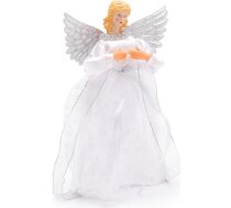 Christmas Concepts® Tradicionālais eglītes galotnes eņģelis – eglītes galotnes rotājums – zelta vai sudraba (sudraba) 30 cm