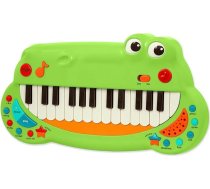 Battat krokodila klavieres – klavieres maziem bērniem – mūzikas instruments bērniem – dzīvnieku klavieres ar 5 instrumentu iestatījumiem – krokodila klavieres – no 2 gadu vecuma