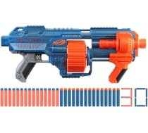 Nerf Elite 2.0 Shockwave RD-15 Blaster, 30 Nerf šautras, 15 šautru rotācijas cilindrs, ātra šaušana ar sūkņa darbību, ar paplašināšanas iespējām, bezfrustrācijas iepakojums