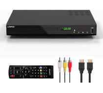 HD Blu-ray atskaņotājs, kompakts Bluray atskaņotājs HDMI 1080P DVD atskaņotājs ar HDMI izvadi/AV izvadi/koaksiālo izvadi, USB ievadi, atbalsta visus DVD un reģionu B / 2 Blue Ray diskus