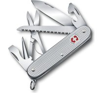 Victorinox kabatas nazis, Farmer X Alox, 93 mm, sudraba (10 funkcijas, asmens, skrūvgriezis 3 mm, pudeles atvērējs, konservu atvērējs)