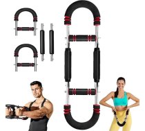 Twister Arm Trainer, regulējams 6 pretestības līmeņi (45-130 lbs) krūšu, pārnēsājams krūšu un roku treniņu aprīkojums ar augstas izturības tērauda atsperi priekšdelma, tricepsa un spēka pagriezienu treniņiem