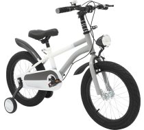 16 collu bērnu velosipēds, kalnu velosipēds, bērnu velosipēds bērniem no 5 līdz 8 gadiem ar palīgritentiņiem un LED lukturi, bremžu kalibra disku bremzes (priekšā), fiksējošās bremzes (aizmugurē), bērnu