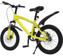 18 collu kalnu velosipēds, bērnu zēnu un meiteņu MTB unisex bērnu velosipēds, piemērots pilsētas pludmalēm, velosipēdu celiņiem un dažādiem ceļiem