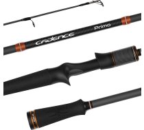 Cadence Primo Baitcasting Rod - izturīga un jutīga makšķere, 40 tonnu oglekļa šķiedras ultraviegla makšķere ar Fuji rullīša turētāju, nerūsējošā tērauda vadotnēm ar SiC ieliktņiem, makšķere (Primo-741B-HF)