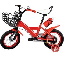 12 collu bērnu velosipēds meitenēm, velosipēds zēniem, bērnu velosipēds ar stabilizatoriem, bērnu velosipēds sarkanā/dzeltenā/zilā krāsā iesācējiem, meitenēm, zēniem