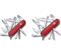 Victorinox Deluxe Tinker kabatas nazis ar 17 funkcijām, krustveida skrūvgriezi, kombinētiem knaiblēm, šķērēm, sarkans