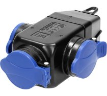 Pret šļakatām un triecienizturīgs sadalītājs, IP44, 3 rozetes 2P+Z, 16A, 230V AC