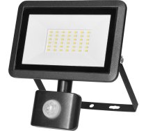 FARO S LED prožektors ar PIR 30W, 2400lm, IP44, 4000K, alumīnija + stikls