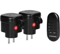 Bezvadu mini tālvadības mini kontaktligzdu komplekts 2+1, IP44