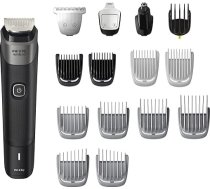 Jauns Philips Norelco Multigroom Series 5000 18 gabaliņu, bārdas, sejas, matu, ķermeņa un intīmo matiņu trimmeris vīriešiem - bez asmeņu eļļas MG5910/49