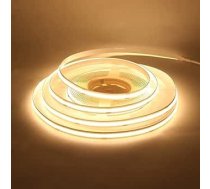 12V LED sloksne ar slēdzi Elastīga 320 LED/M pašlīmējoša TV fona apgaismojuma dekoratīvā gaisma 5M silti balta