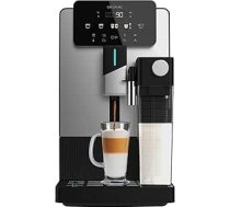 Cecotec Espresso automāts Super Automatic Cremmaet Latte 1500 W, 19 bāri, termobloks, 6 dzērieni, 150 g kafijas konteiners, konusa dzirnaviņas, automātiskā tīrīšana, 1,1 L ūdens un 400 ml piena konteiners
